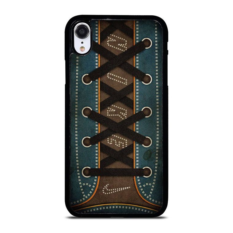 NIKE LOGO SHOE LACE ICON iPhone XR Case Cover