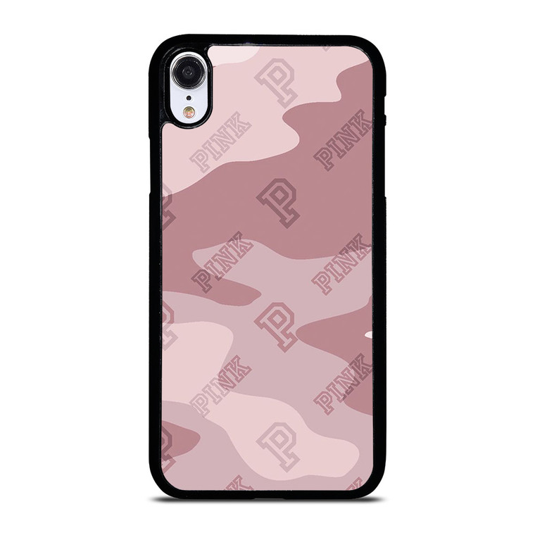 PINK NATION VICTORIA'S SECRET LOGO ICON CAMO iPhone XR Case Cover