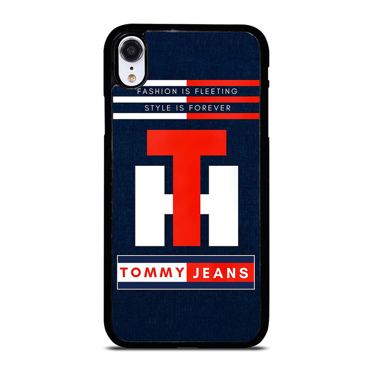 TOMMY HILFIGER JEANS TH LOGO STYLE IS FOREVER iPhone XR Case Cover