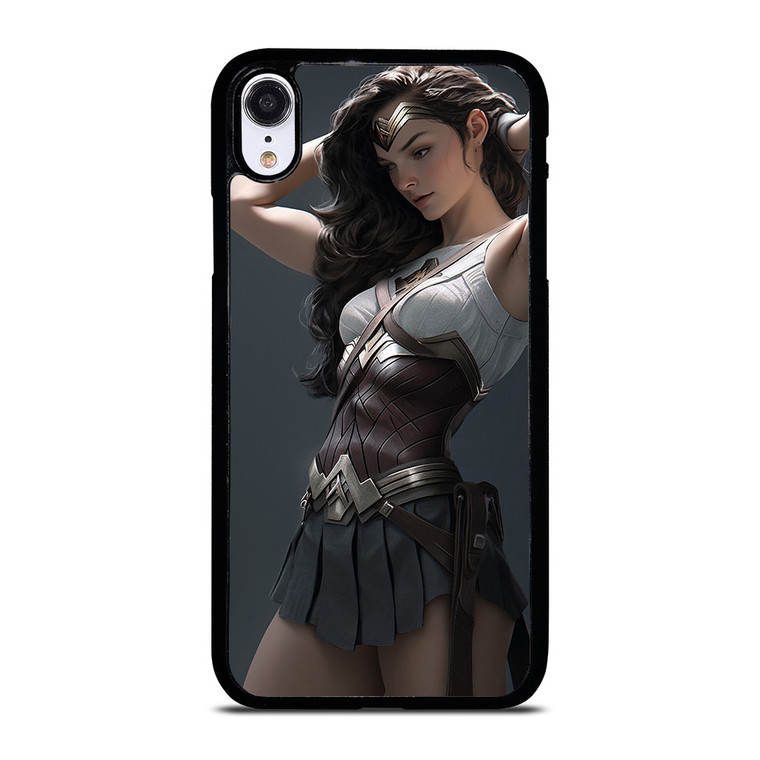 WONDER WOMAN BEAUTIFUL SUPERHERO DC COMIC iPhone XR Case Cover