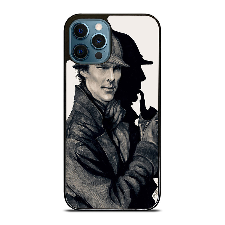 SHERLOCK HOLMES ART iPhone 12 Pro Case Cover