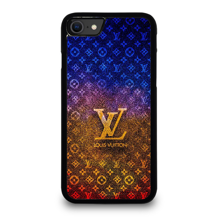 LOUIS VUITTON LV LOGO SPARKLE ICON PATTERN iPhone SE 2020 Case Cover