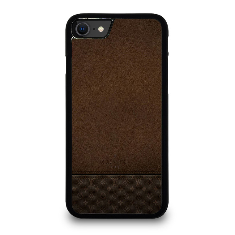 LOUIS VUITTON PARIS LV LOGO LEATHER BAG iPhone SE 2020 Case Cover