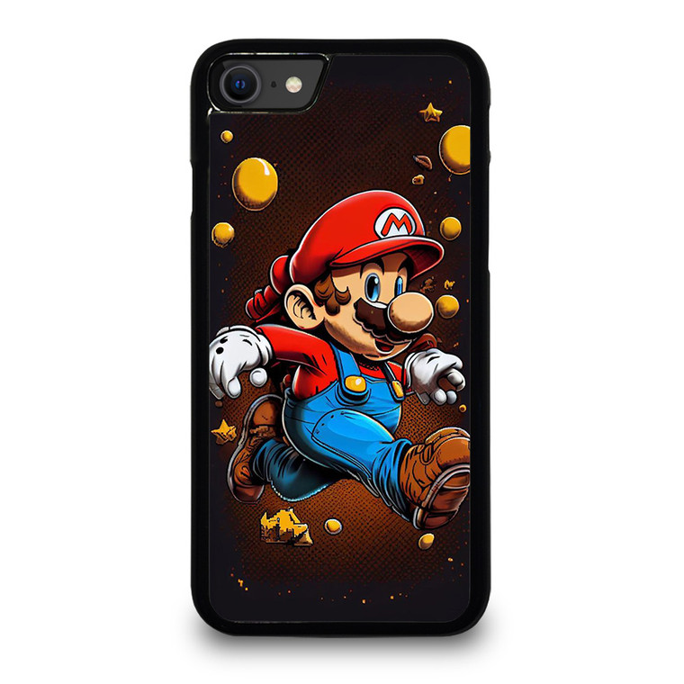 MARIO BROSS GAME CARTOON iPhone SE 2020 Case Cover