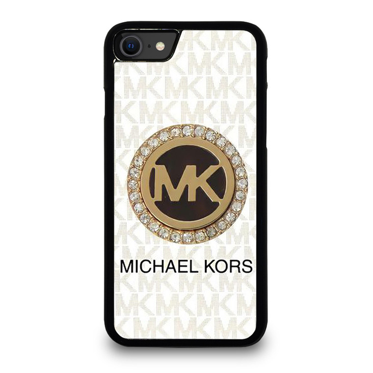 MICHAEL KORS MK LOGO DIAMOND iPhone SE 2020 Case Cover