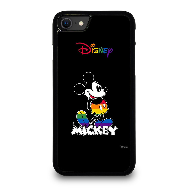 MICKEY MOUSE CARTOON BLACK DISNEY iPhone SE 2020 Case Cover