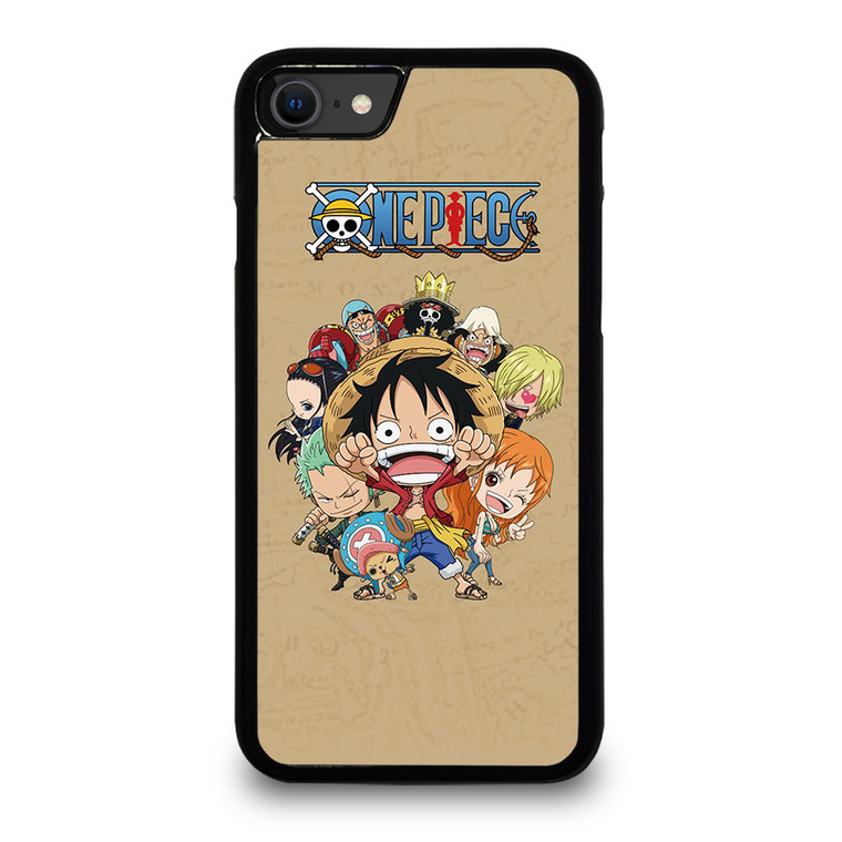 ONE PIECE CUTE MINI CHARACTER ANIME MANGE iPhone SE 2020 Case Cover
