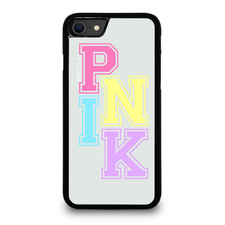 PINK NATION VICTORIA'S SECRET LOGO PRETTY IN ICON iPhone SE 2020 Case Cover