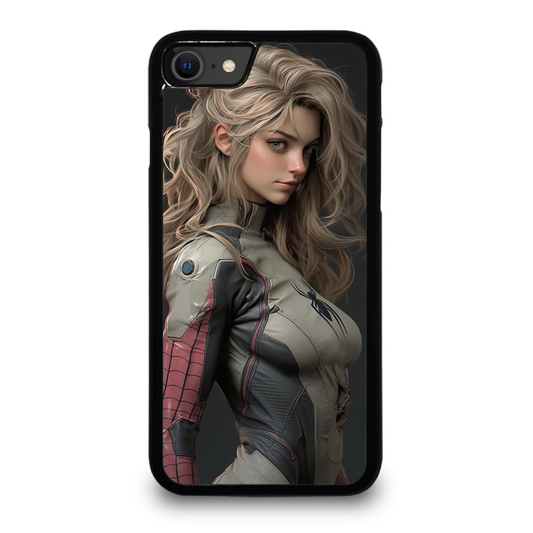 SPIDER GIRL MARVEL COMICS CARTOON SEXY iPhone SE 2020 Case Cover