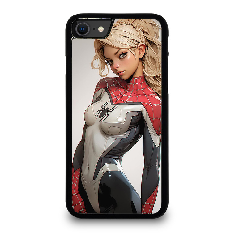 SPIDER GIRL SEXY MARVEL COMICS CARTOON iPhone SE 2020 Case Cover