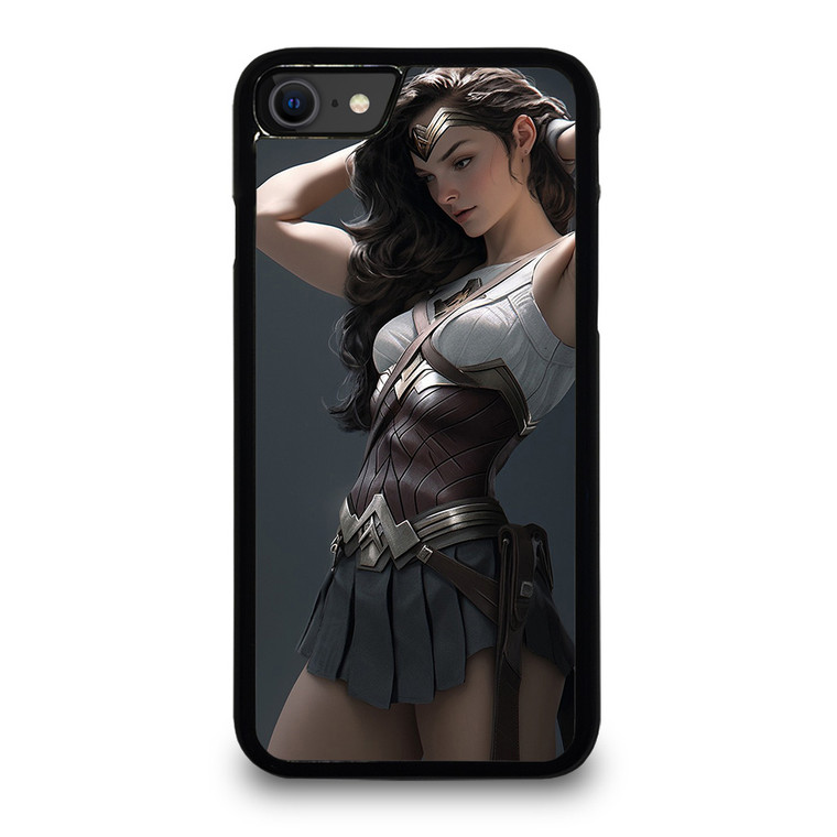 WONDER WOMAN BEAUTIFUL SUPERHERO DC COMIC iPhone SE 2020 Case Cover
