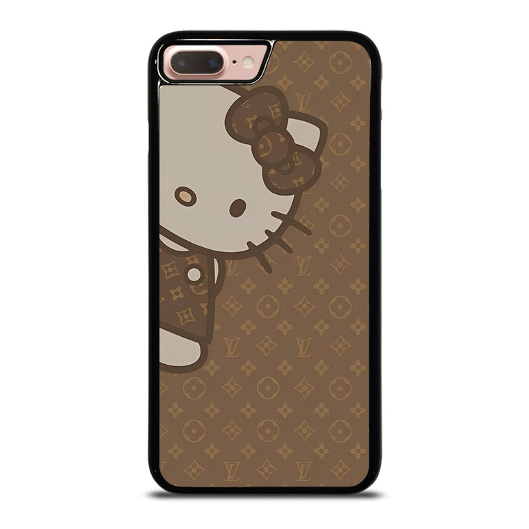 LOUIS VUITTON LV PATTERN LOGO HELLO KITTY iPhone 8 Plus Case Cover