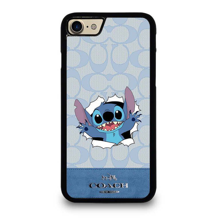 COACH NEW YORK LOGO DISNEY STITCH iPhone 8 Case Cover