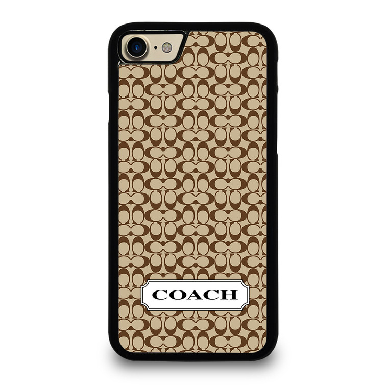 COACH NEW YORK LOGO EMBLEM PATTERN iPhone 8 Case Cover