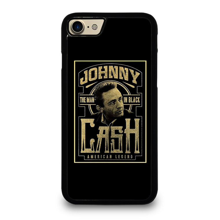 JOHNNY CASH THE MAN IN BLACK AMERICAN LEGEND iPhone 8 Case Cover