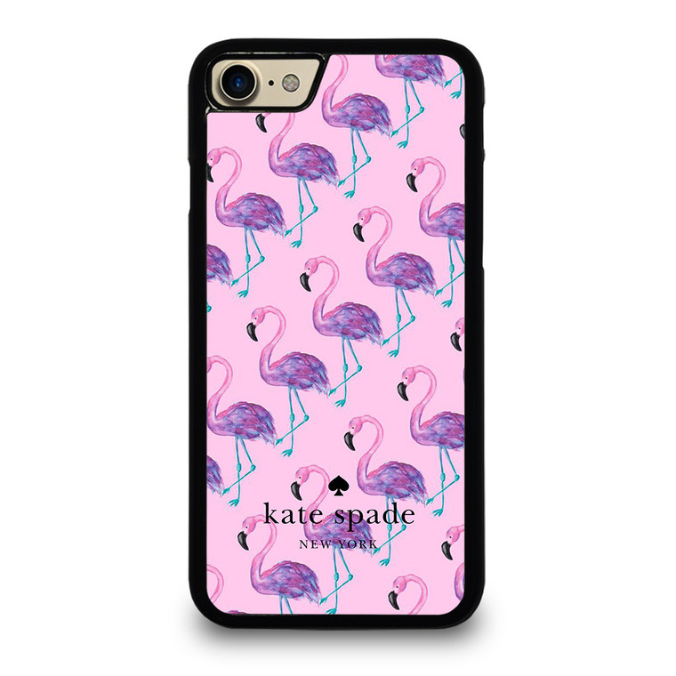 KATE SPADE NEW YORK LOGO FLAMENGOS PATTERN iPhone 8 Case Cover