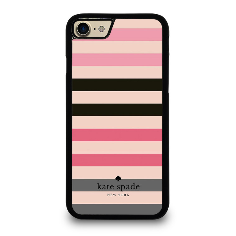 KATE SPADE NEW YORK LOGO STRIPES PATTERN iPhone 8 Case Cover