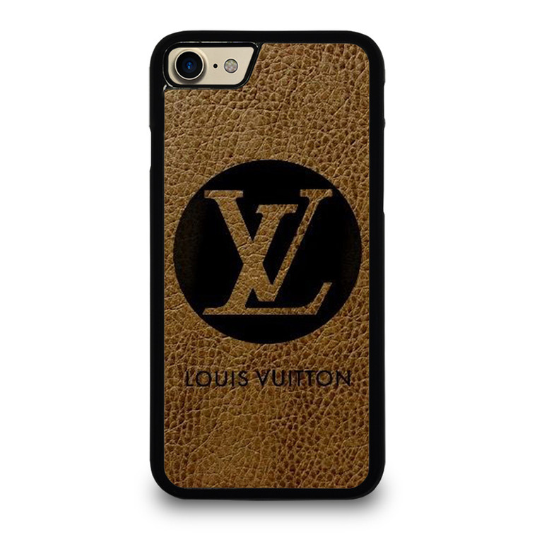 LOUIS VUITTON PARIS LV LOGO LEATHER iPhone 8 Case Cover