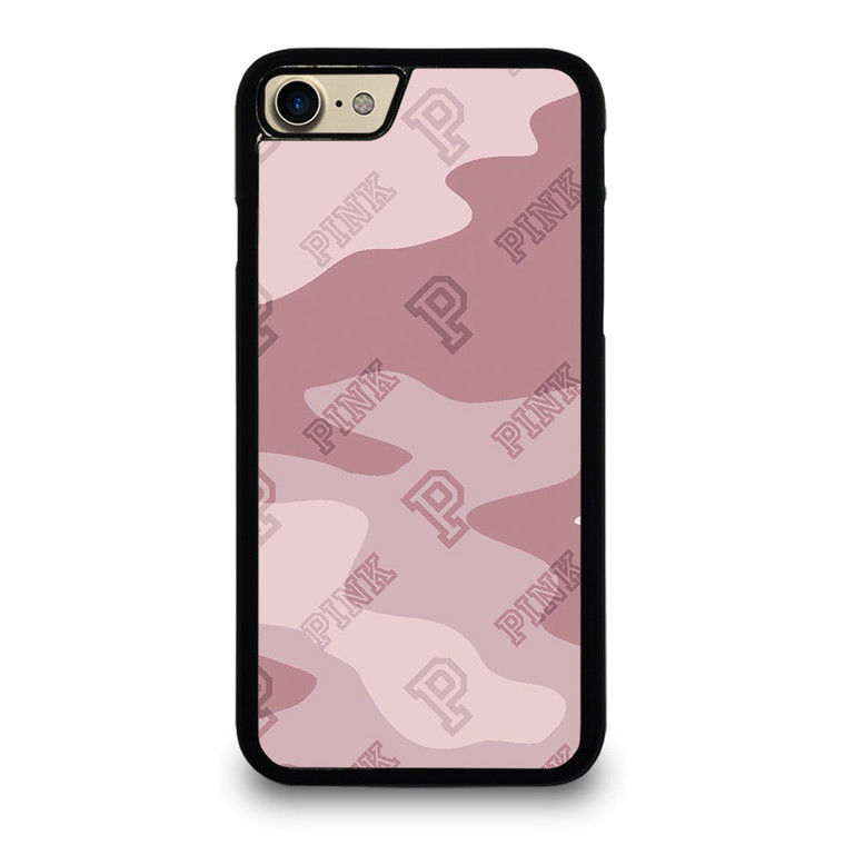 PINK NATION VICTORIA'S SECRET LOGO ICON CAMO iPhone 8 Case Cover