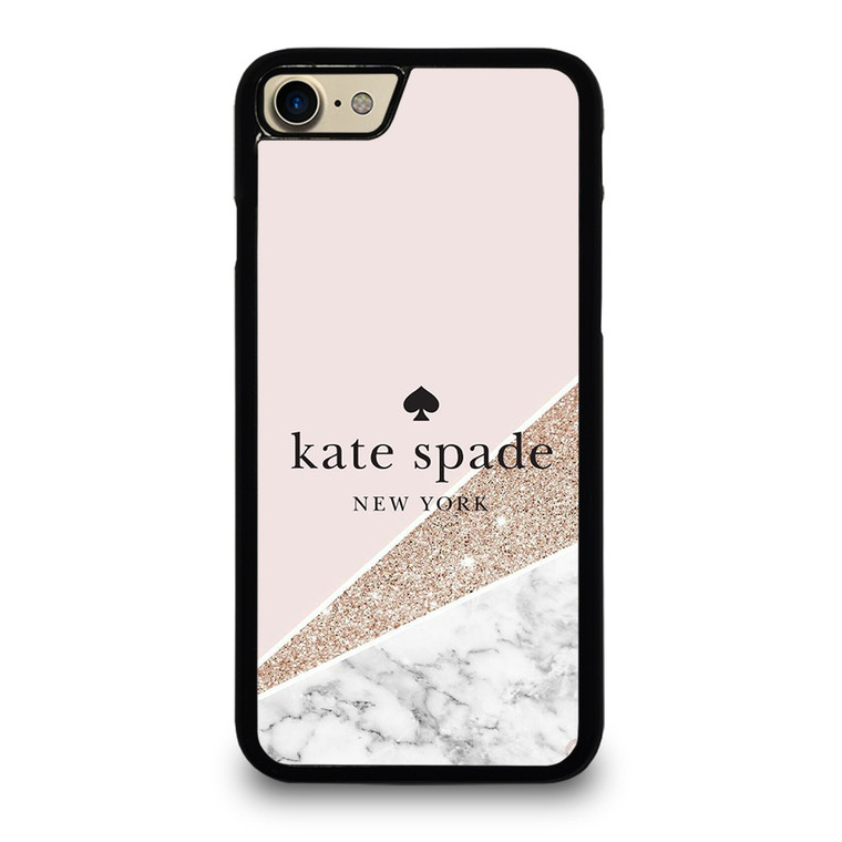 KATE SPADE NEW YORK LOGO SPARKLE MARBLE ICON iPhone 7 Case Cover