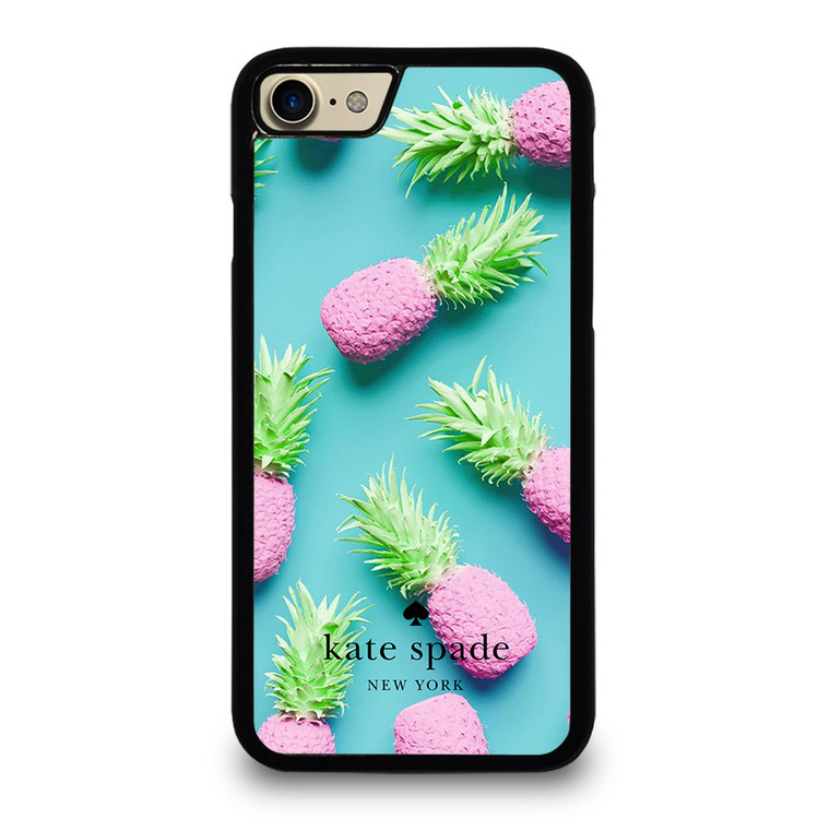 KATE SPADE NEW YORK LOGO SUMMER PINEAPPLE ICON iPhone 7 Case Cover