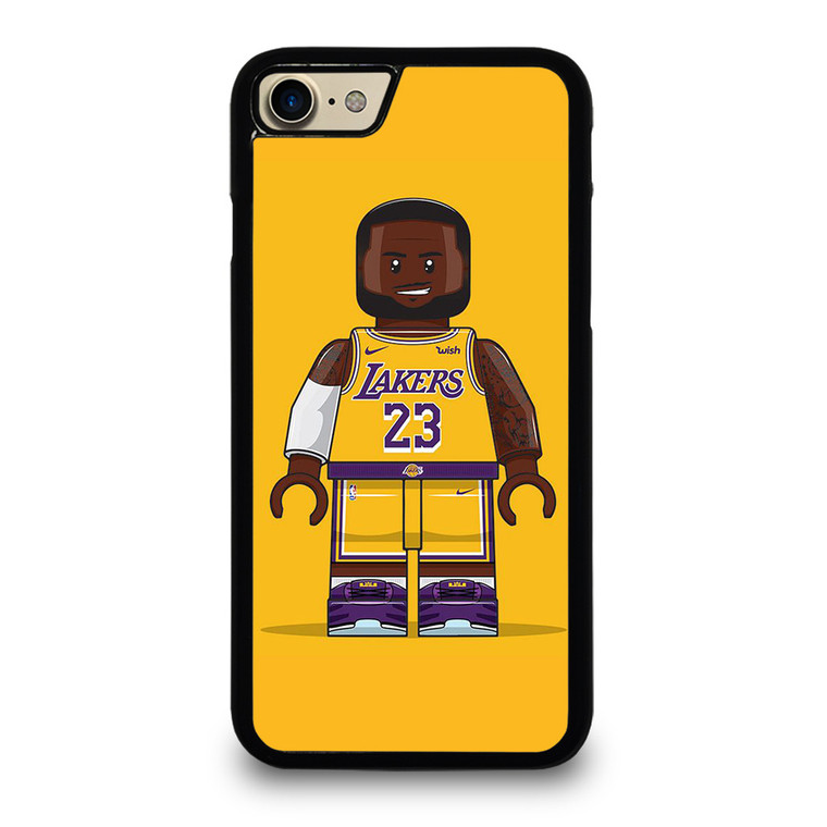 LEBRON JAMES LA LAKERS NBA LEGO BASKETBALL iPhone 7 Case Cover