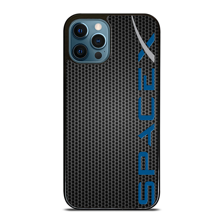 SPACE X LOGO METAL iPhone 12 Pro Case Cover