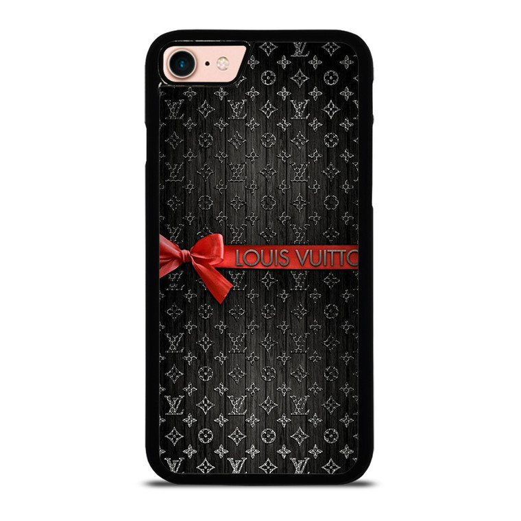 LOUIS VUITTON LV LOGO PATTERN RED RIBBON iPhone 7 Case Cover