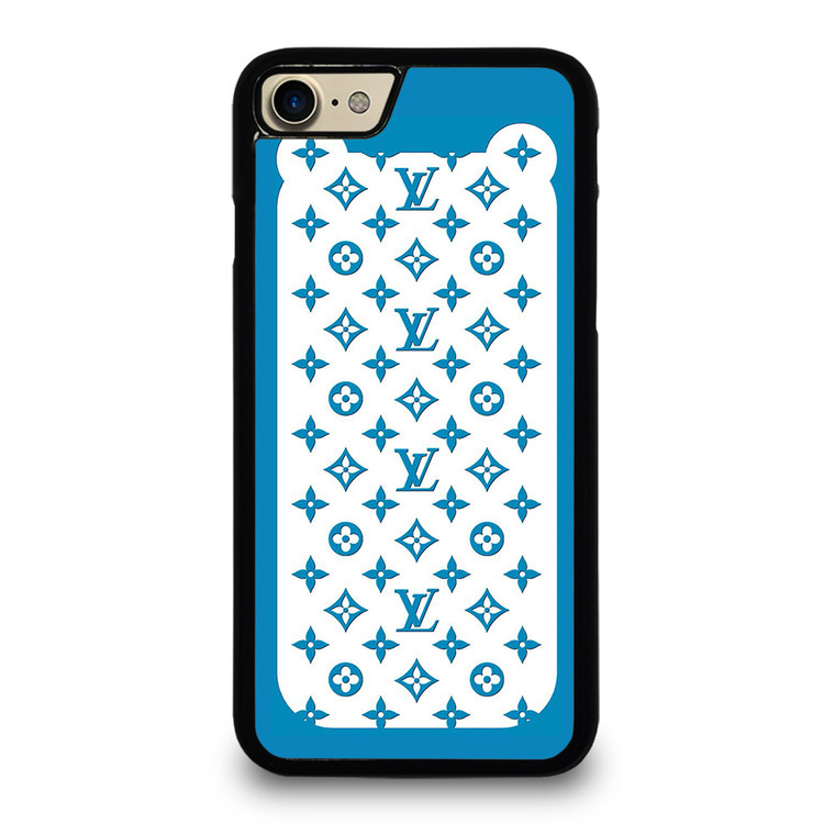 LOUIS VUITTON PATERN ICON LOGO BLUE iPhone 7 Case Cover