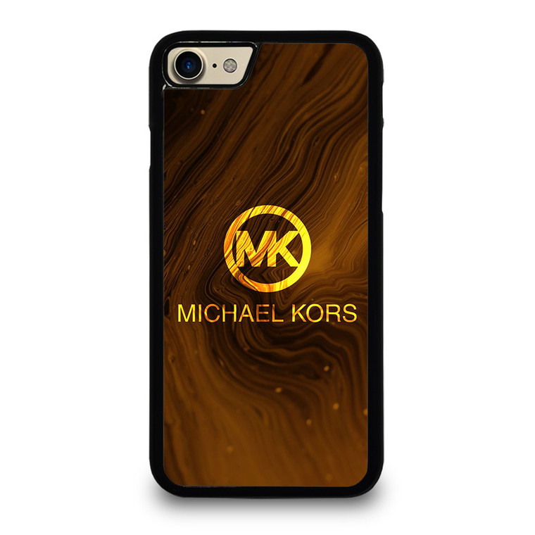 MICHAEL KORS GOLDEN MARBLE LOGO ICON iPhone 7 Case Cover
