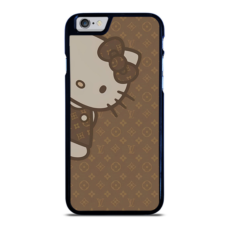 LOUIS VUITTON LV PATTERN LOGO HELLO KITTY iPhone 6 / 6S Case Cover