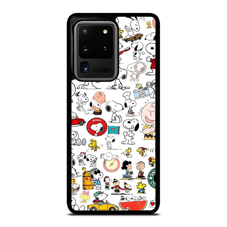 SNOOPY COFFEE THE PEANUTS Samsung Galaxy S20 Ultra Case Cover