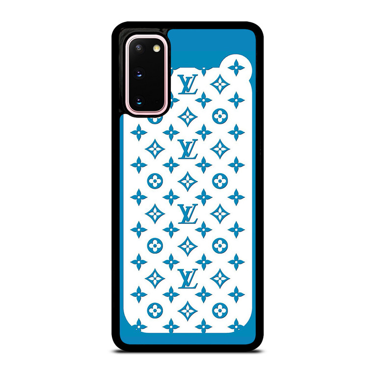 LOUIS VUITTON PATERN ICON LOGO BLUE Samsung Galaxy S20 Case Cover