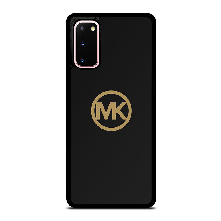 MICHAEL KORS MK LOGO BLACK GOLD Samsung Galaxy S20 Case Cover