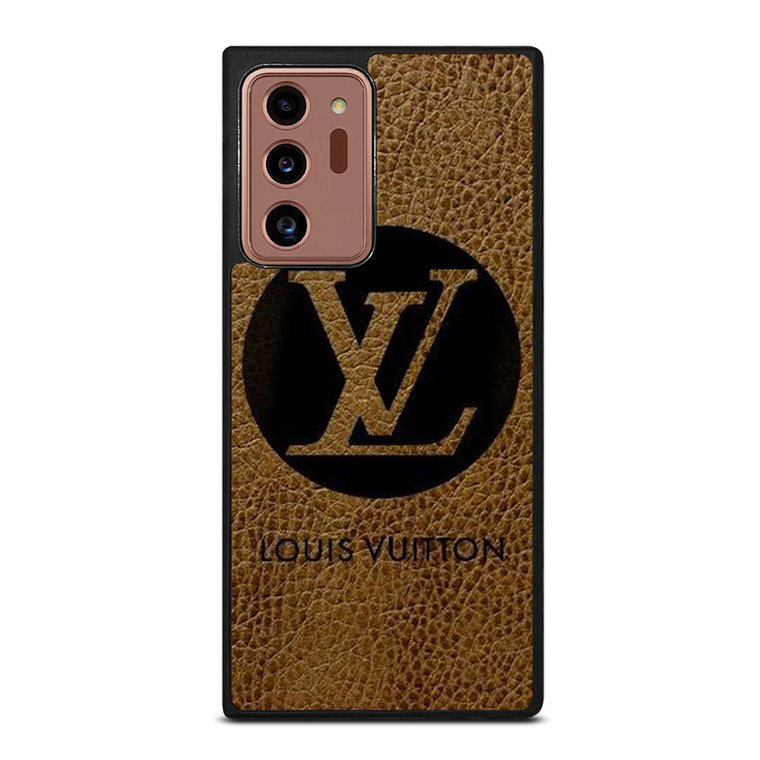 LOUIS VUITTON PARIS LV LOGO LEATHER Samsung Galaxy Note 20 Ultra Case Cover
