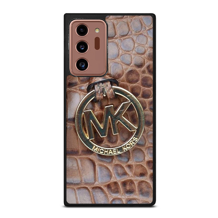 MICHAEL KORS BROWN LEATHER Samsung Galaxy Note 20 Ultra Case Cover