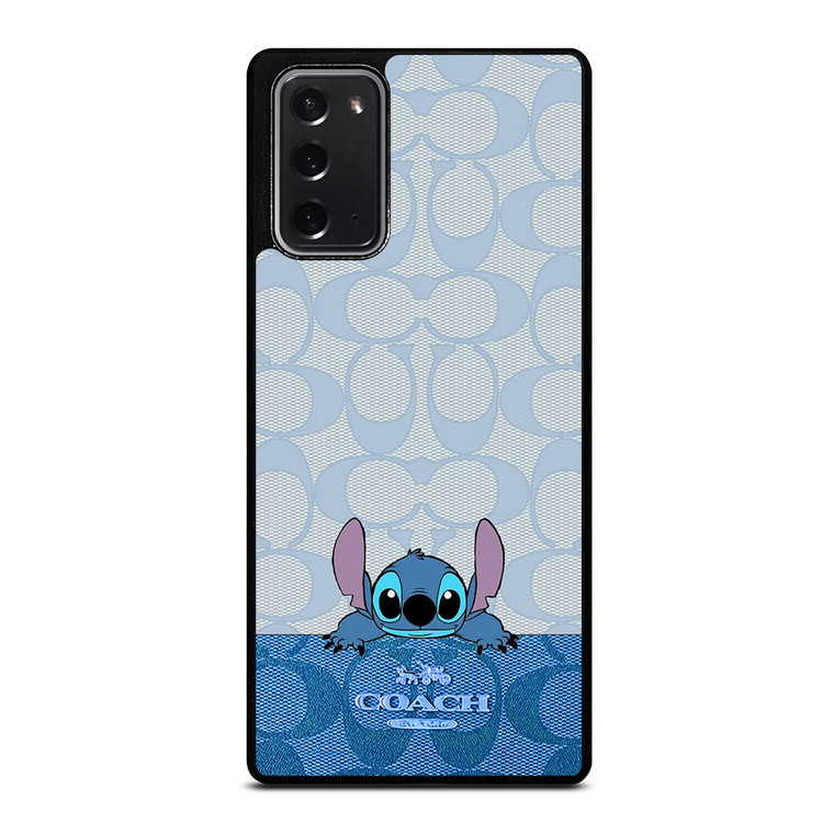 COACH NEW YORK LOGO STITCH DISNEY Samsung Galaxy Note 20 Case Cover