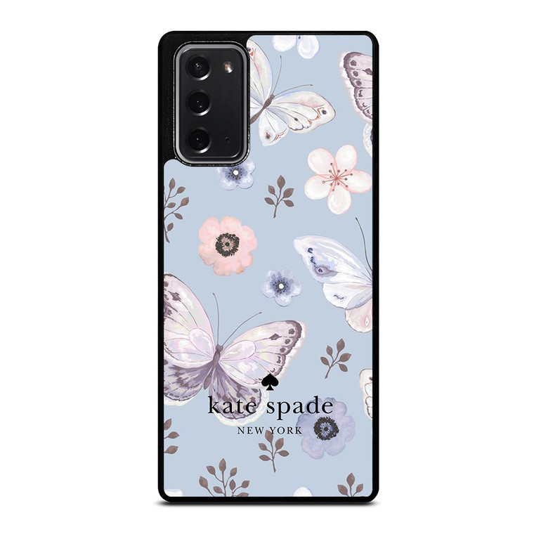 KATE SPADE NEW YORK LOGO BUTTERFLY PATTERN Samsung Galaxy Note 20 Case Cover