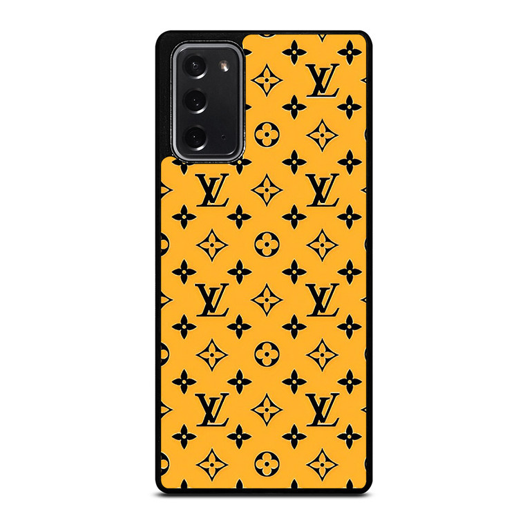 LOUIS VUITTON LV YELLOW PATERN ICON LOGO Samsung Galaxy Note 20 Case Cover