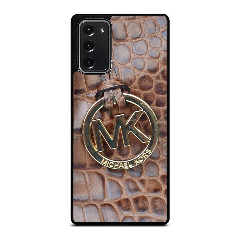MICHAEL KORS BROWN LEATHER Samsung Galaxy Note 20 Case Cover