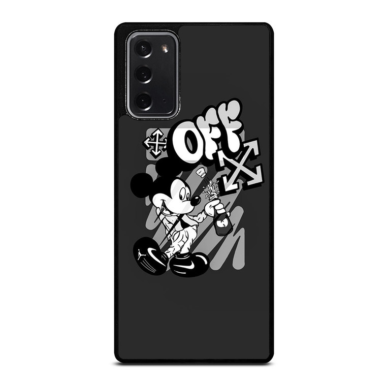 MICKEY MOUSE OFF WHITE LOGO Samsung Galaxy Note 20 Case Cover