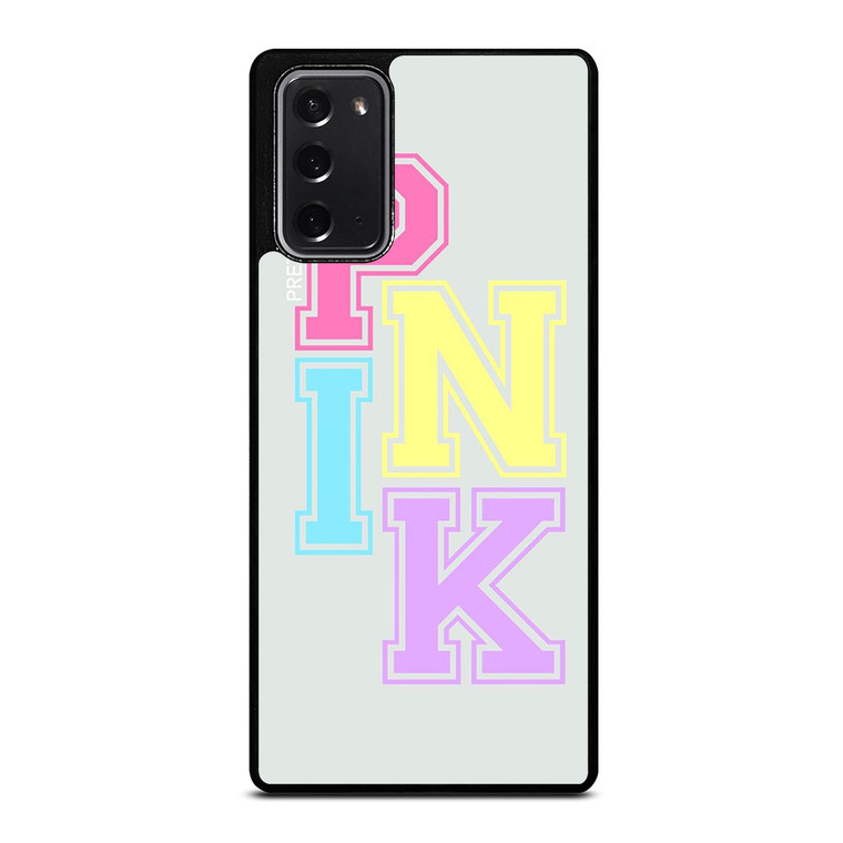 PINK NATION VICTORIA'S SECRET LOGO PRETTY IN ICON Samsung Galaxy Note 20 Case Cover