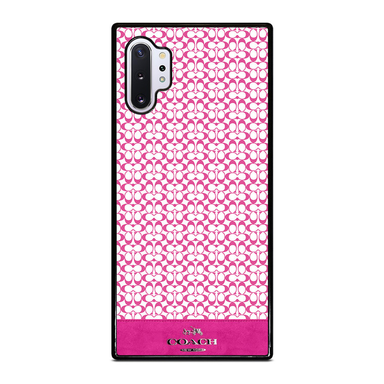 COACH NEW YORK PINK LOGO Samsung Galaxy Note 10 Plus Case Cover