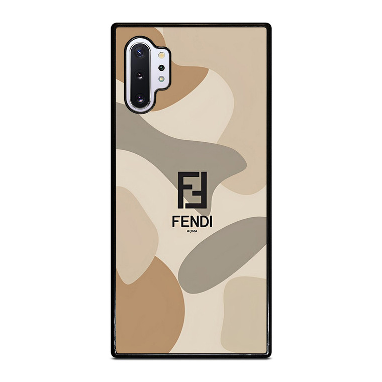 FENDI ROMA LOGO CAMO Samsung Galaxy Note 10 Plus Case Cover