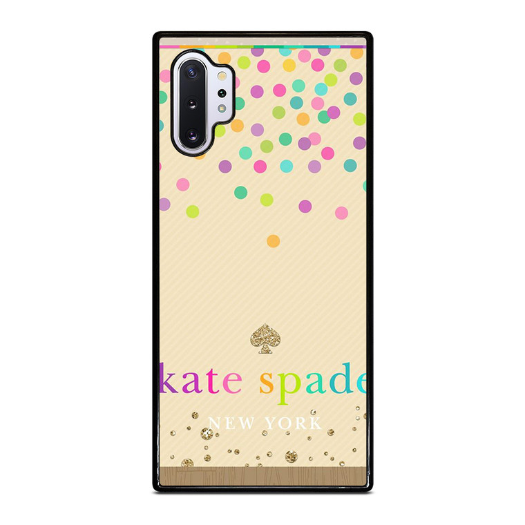 KATE SPADE NEW YORK LOGO COLORFUL POLKADOTS Samsung Galaxy Note 10 Plus Case Cover