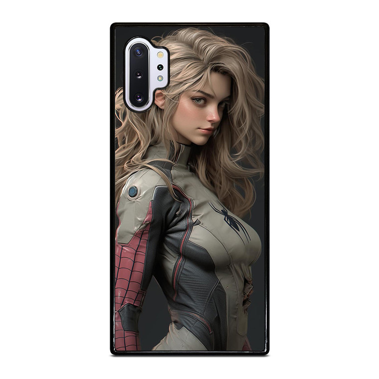 SPIDER GIRL MARVEL COMICS CARTOON SEXY Samsung Galaxy Note 10 Plus Case Cover
