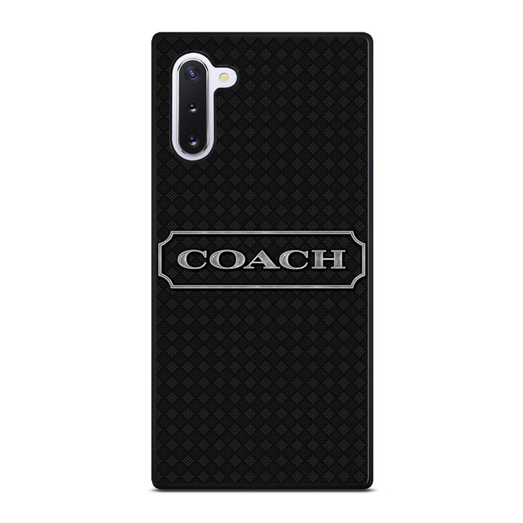 COACH NEW YROK LOGO BLACK Samsung Galaxy Note 10 Case Cover
