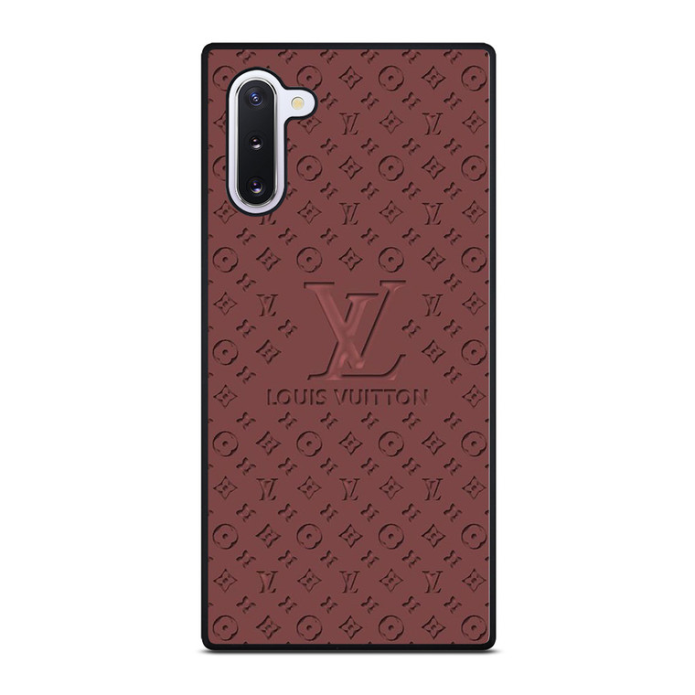 LOUIS VUITTON LV ROSE BROWN LOGO ICON Samsung Galaxy Note 10 Case Cover