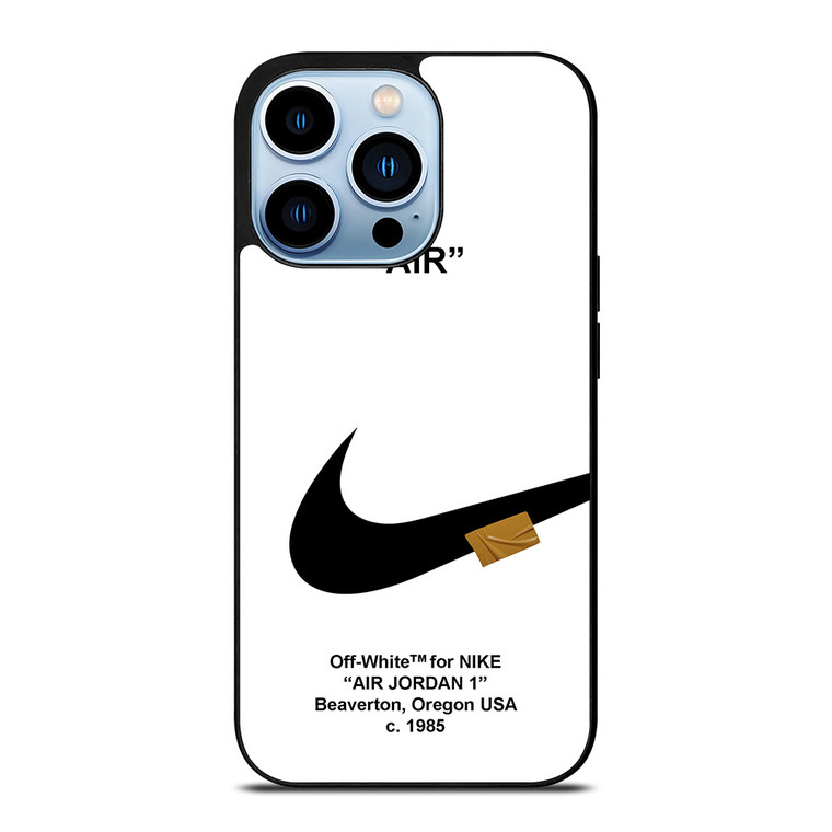 NIKE AIR JORDAN 1 OFF WHITE iPhone 13 Pro Max Case Cover