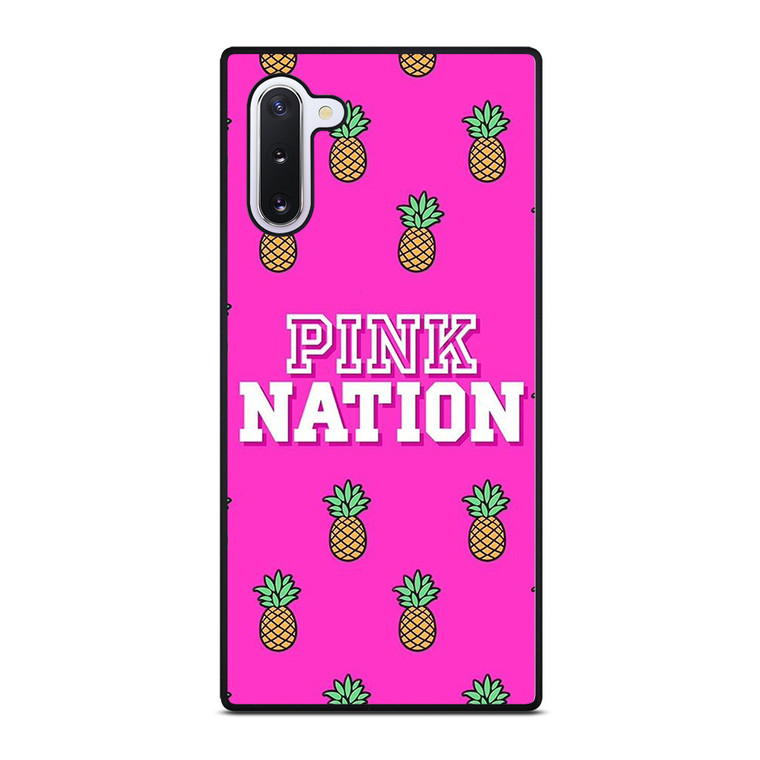 PINK NATION VICTORIA'S SECRET LOGO PINEAPPLE Samsung Galaxy Note 10 Case Cover